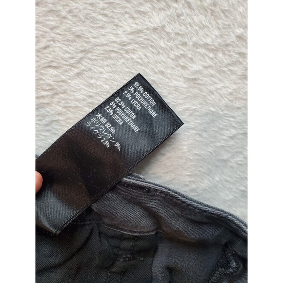 3X1 NYC Jeans Women Size 28 Black Denim Cotton Stretch Skinny Pockets Flat Front - Picture 10 of 10